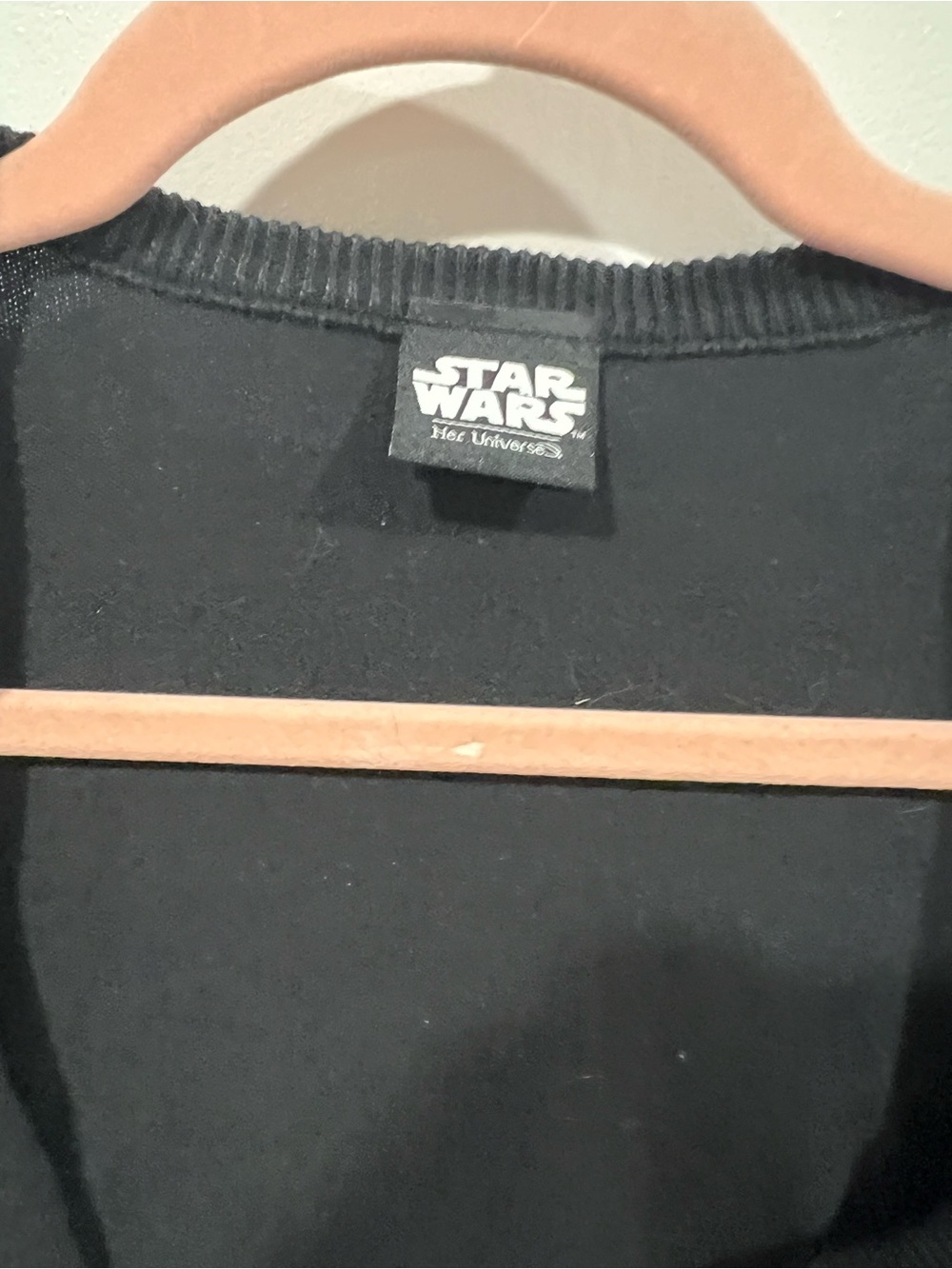 Her Universe Black Cardigan with AT-AT Embroidery - Picture 2 of 3